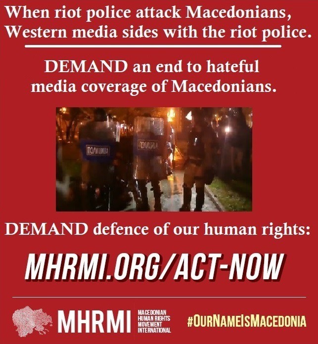 ACTION ALERT Demand an end to hateful Western media coverage of Macedonians